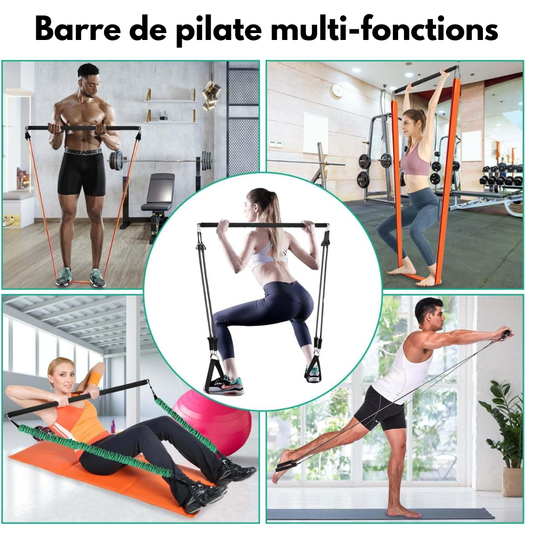 Barre de Pilates & Musculation – Renforcement complet, sans machines